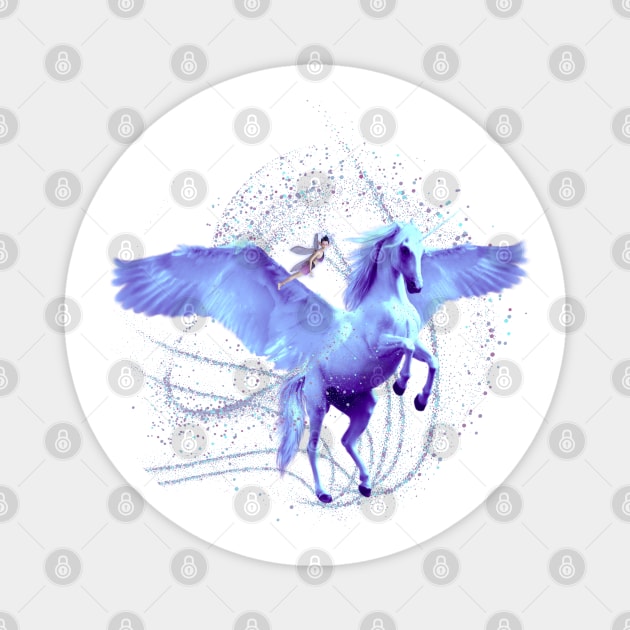 Mystical Fairy #4 Magnet by Mazzlo Shop